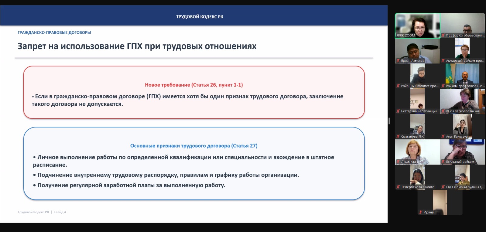 СҚО кәсіподақ көшбасшылары еңбек құқықтарын қорғаудың жаңа тәсілдерін меңгерді